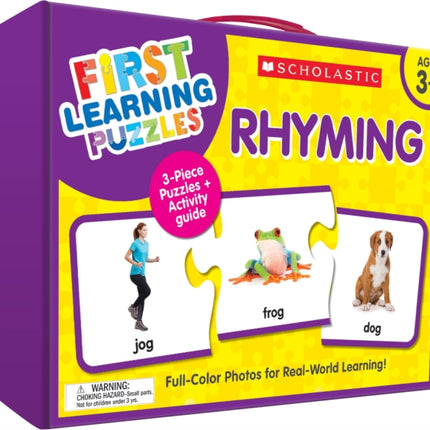 First Words First Learning Puzzle Rhyming First