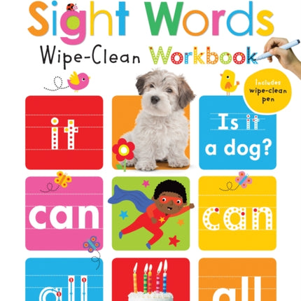 Sight Words: Scholastic Early Learners (Wipe-Clean Workbook)