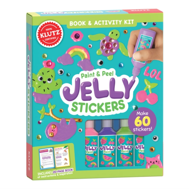 Paint  Peel Jelly Stickers Klutz