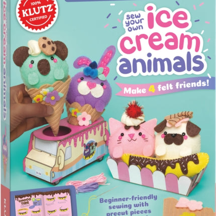 Sew Your Own Ice Cream Animals (Klutz)