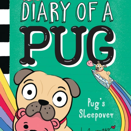 Pug's Sleepover: A Branches Book (Diary of a Pug #6)