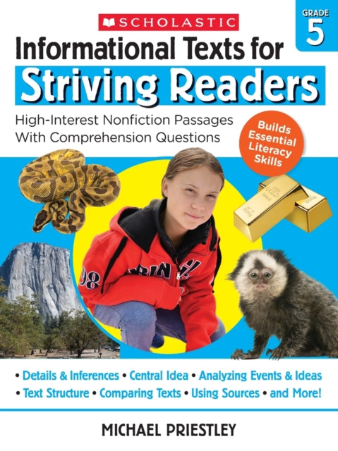 Informational Texts for Striving Readers: Grade 5: High-Interest Nonfiction Passages with Comprehension Questions