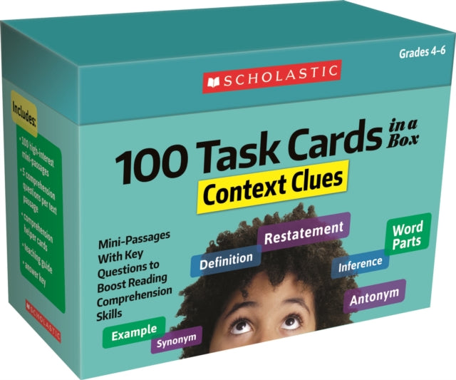 100 Task Cards in a Box Context Clues