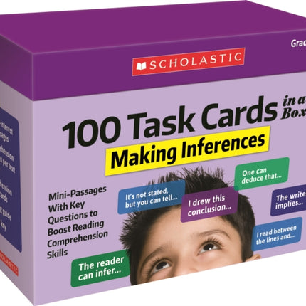 100 Task Cards in a Box Making Inferences