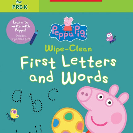 Peppa Pig: Wipe-Clean First Letters and Words