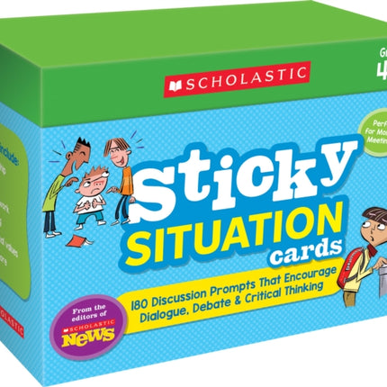 Scholastic News Sticky Situation Cards Grades 46