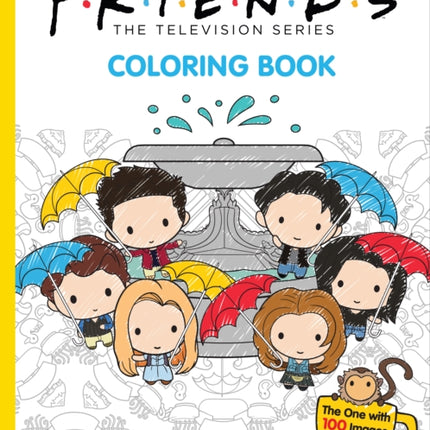 The Official Friends Coloring Book: The One with 100 Images to Color