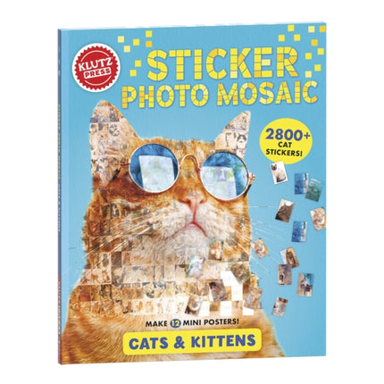 Sticker Photo Mosaics Cats  Kittens Klutz