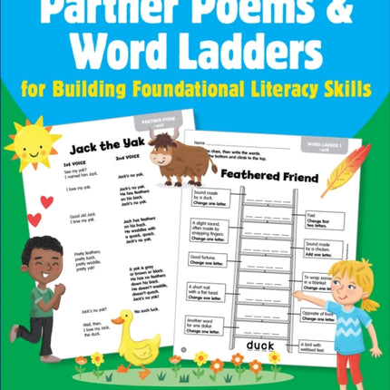 Partner Poems & Word Ladders for Building Foundational Literacy Skills: Grades K-2