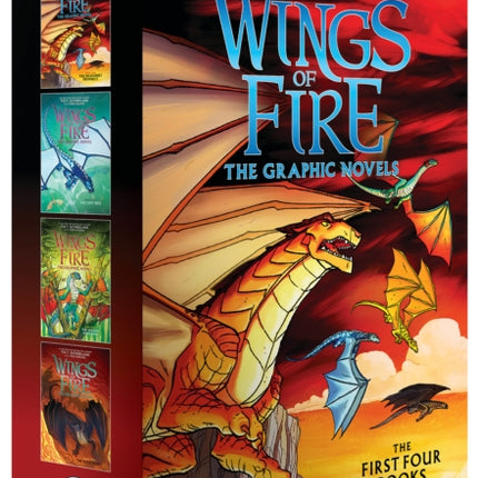 Wings of Fire Graphix Paperback Box Set (Books 1-4)