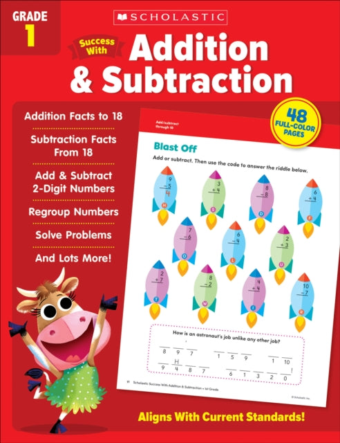 Scholastic Success with Addition  Subtraction Grade 1 Workbook