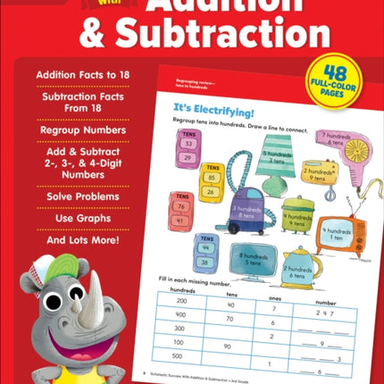 Scholastic Success with Addition  Subtraction Grade 3 Workbook