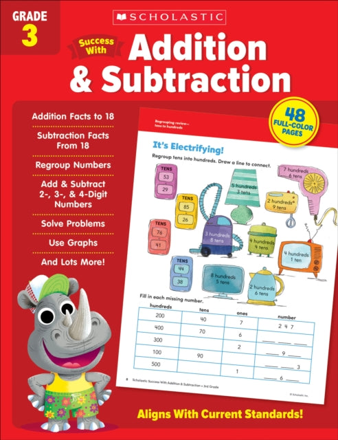 Scholastic Success with Addition  Subtraction Grade 3 Workbook