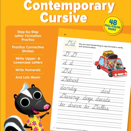 Scholastic Success with Contemporary Cursive Grades 24 Workbook