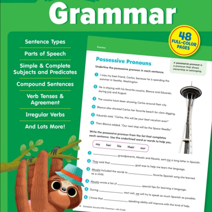 Scholastic Success with Grammar Grade 4 Workbook