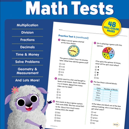 Scholastic Success with Math Tests Grade 3 Workbook