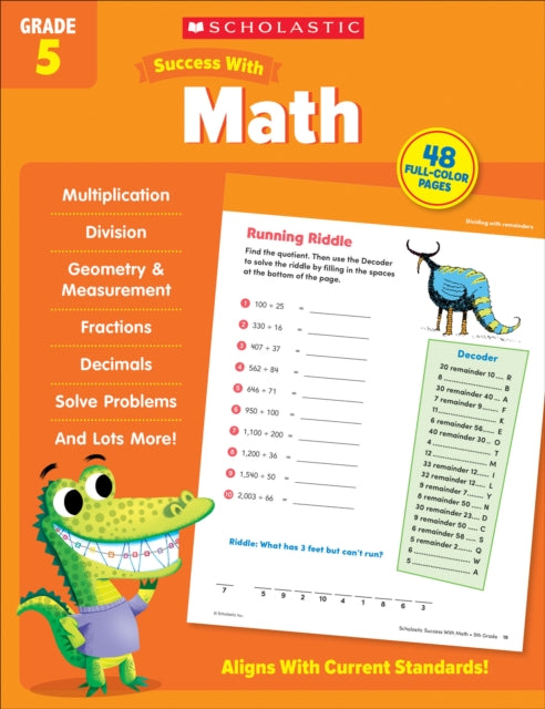 Scholastic Success with Math Grade 5 Workbook