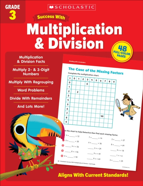 Scholastic Success with Multiplication  Division Grade 3 Workbook