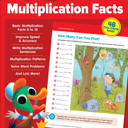 Scholastic Success with Multiplication Facts Grades 34 Workbook