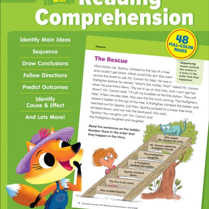 Scholastic Success with Reading Comprehension Grade 2 Workbook