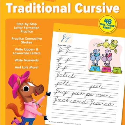 Scholastic Success with Traditional Cursive Grades 24 Workbook