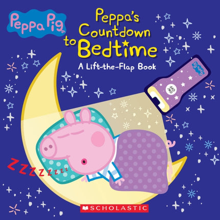 Countdown to Bedtime LiftTheFlap Book with Flashlight Peppa Pig