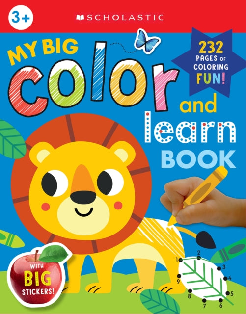 My Big Color  Learn Book Scholastic Early Learners Coloring Book