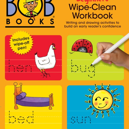 Bob Books - Wipe-Clean Workbook: Advancing Beginners Phonics, Ages 4 and Up, Kindergarten (Stage 2: Emerging Reader)