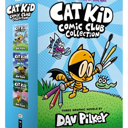 The Cat Kid Comic Club Collection From the Creator of Dog Man Cat Kid Comic Club 13 Boxed Set