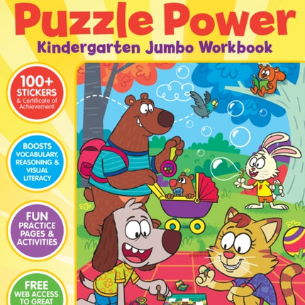 Puzzle Power Kindergarten Jumbo Workbook