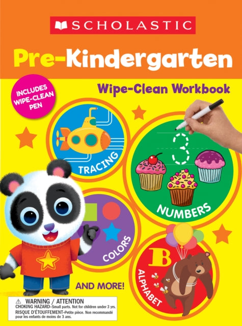 Scholastic PreK WipeClean Workbook