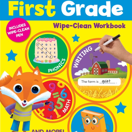 Scholastic First Grade WipeClean Workbook