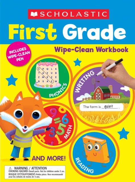 Scholastic First Grade WipeClean Workbook