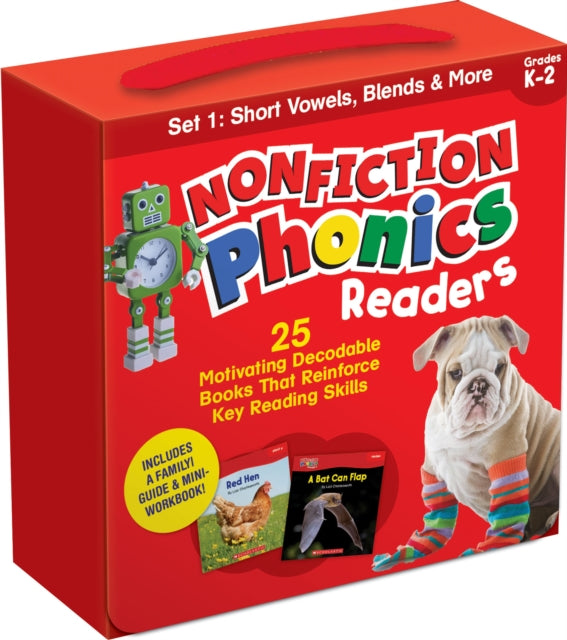 Nonfiction Phonics Readers Set 1 Short Vowels