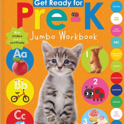 Get Ready for PreK Jumbo Workbook Scholastic Early Learners