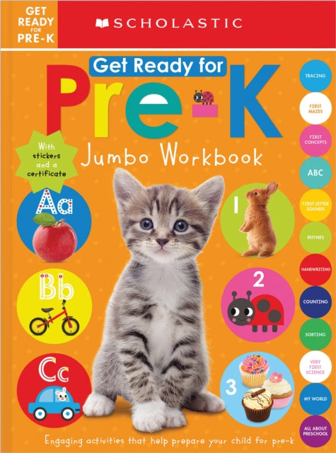 Get Ready for PreK Jumbo Workbook Scholastic Early Learners