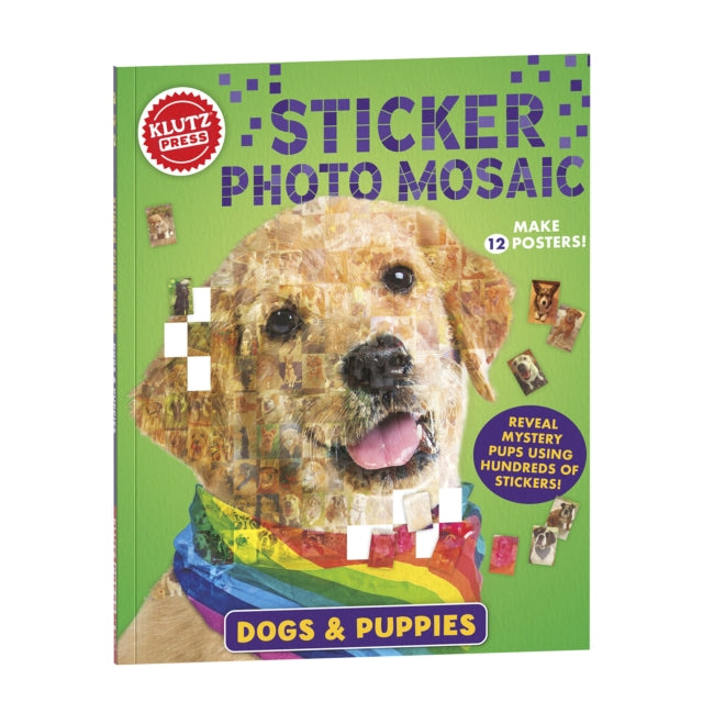 Sticker Photo Mosaic Dogs  Puppies