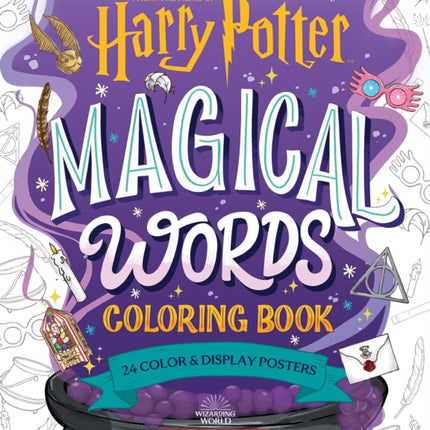 Harry Potter Magical Words Colouring Book