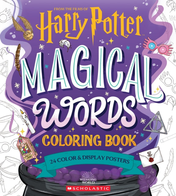 Harry Potter Magical Words Colouring Book