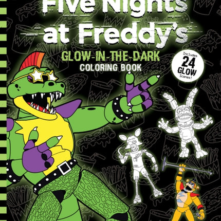 Five Nights at Freddys Glow in the Dark Coloring Book