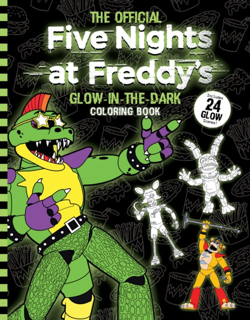 Five Nights at Freddys Glow in the Dark Coloring Book