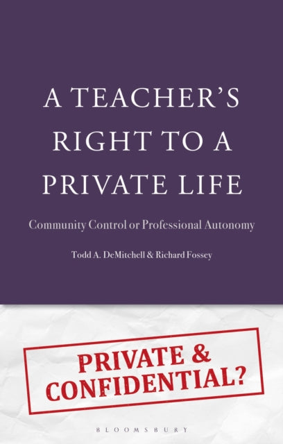 A Teachers Right to a Private Life