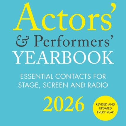 Actors and Performers Yearbook 2026