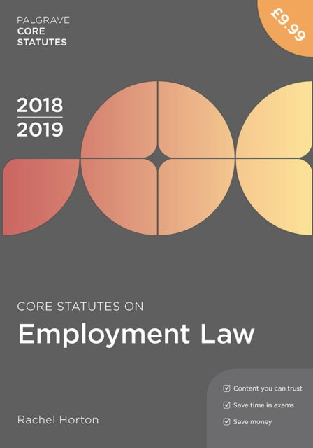 Core Statutes on Employment Law 201819