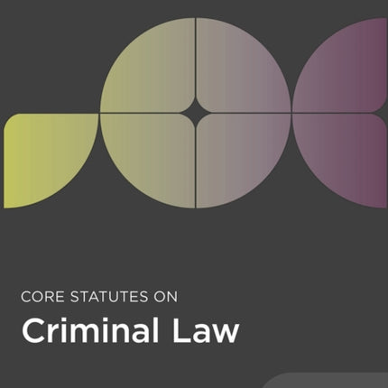 Core Statutes on Criminal Law 202122