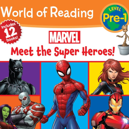 World of Reading Marvel: Meet the Super Heroes!-Pre-Level 1 Boxed Set