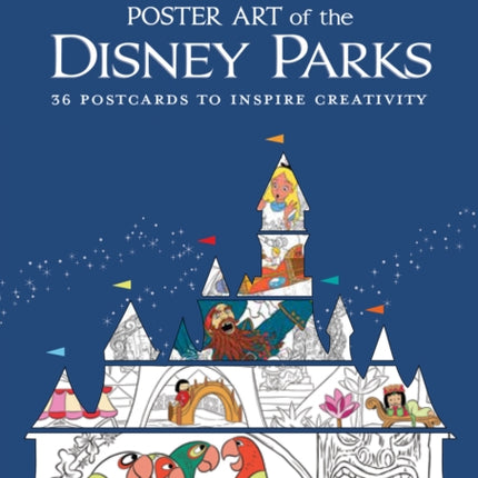 Art Of Coloring: Poster Art Of The Disney Parks: 36 Postcards to Inspire Creativity