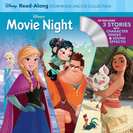 Disney's Movie Night ReadAlong Storybook and CD Collection: 3-in-1 Feature Animation Bind-Up