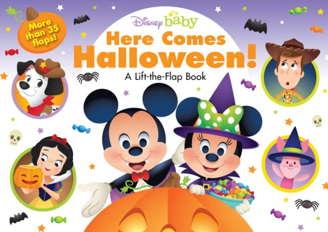 Disney Baby: Here Comes Halloween!: A Lift-the-Flap Book