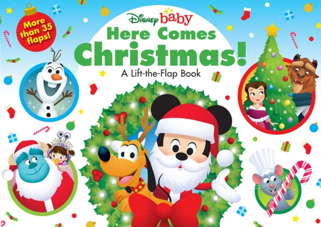 Disney Baby: Here Comes Christmas!: A Lift-the-Flap Book